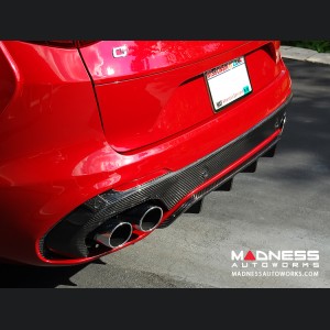 Alfa Romeo Stelvio Rear Diffuser - Carbon Fiber - Quadrifoglio Model